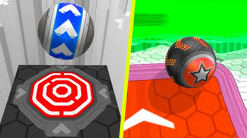 Gyrosphere Balls (Level 28) VS Going Balls (Level 461) - Speedrun Gameplay Colors Update