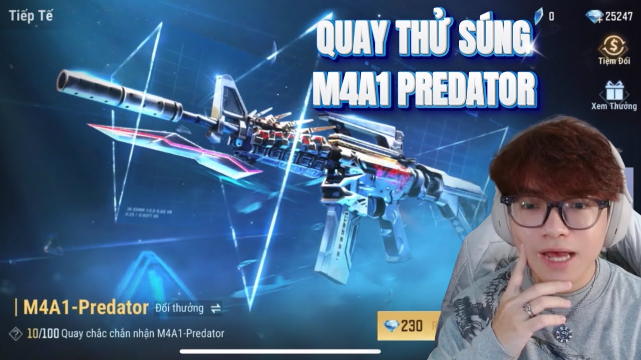 Quay Thử Súng M4A1 PREDATOR CROSSFIRE LEGENDS VIỆT NAM & Test Sức Mạnh Trong Zombie Luôn