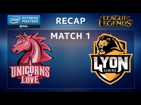 League of Legends - Recap: Unicorns of Love vs. Lyon Gaming Match 1