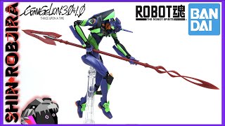 Bandai Robot Spirits: Eva Unit01 + Spear of Cassius (2023 Renewal Version) | Figure Review