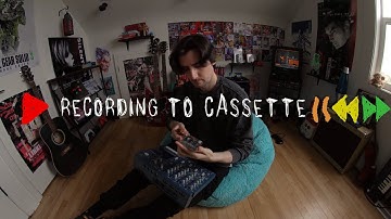 Hang out while I make a song on a 4-track cassette recorder