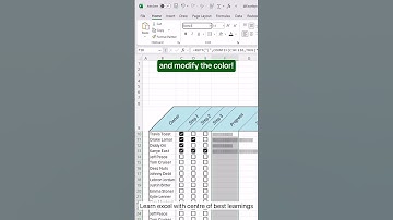 Create project tracker like a pro #excel #exceltips #exceltutorial