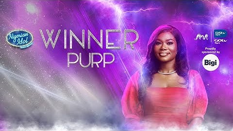 Purp Wins Nigerian Idol Season 10 | Grand Finale | The Big Announcement