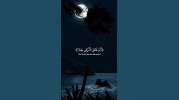 دقائق من الراحة النفسية من سورة النبأ🖤😌#fyp #قران #quran #عبدالرحمن_مسعد #foruyou #viral_video