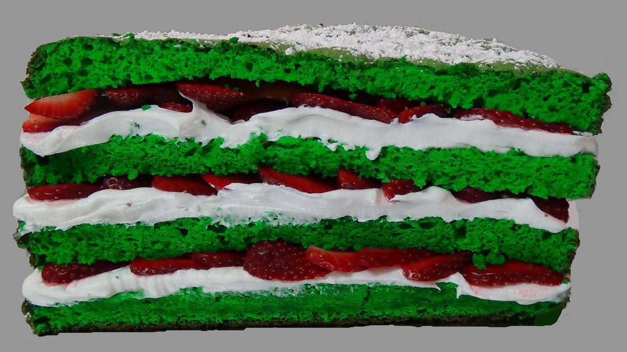 Christmas sponge ice cream cake YouTube