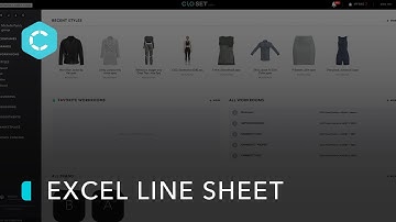 How to Download an Excel Line Sheet in CLO-SET