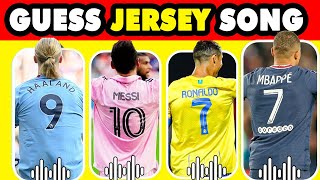 Guess The Player By Shirt SONG 👕 and Jersey? Great Football Quiz Ronaldo, Mbappe, Messi, Haaland