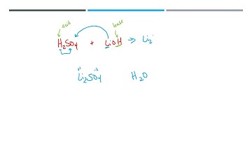 sulfuric acid and lithium hydroxide