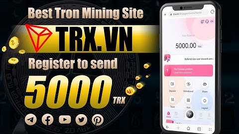 New TRX (tron) Cloud Mining Website In 2022 |Trx New Site Today | Trx Mining Today | Trx Mining 2022