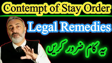 Temporary Injunction CPC | Order 39 CPC | Contempt Petition | Stay Order | Wakeel Nama