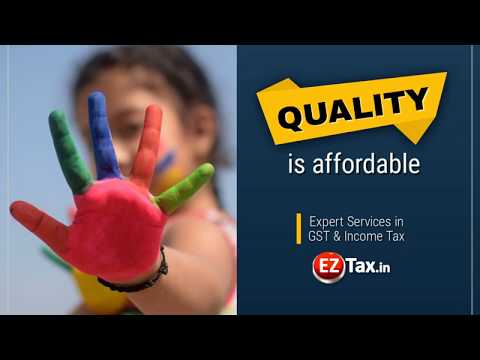 Quality is Affordable | EZTax.in - Income Tax Filing for All - video from EZTax