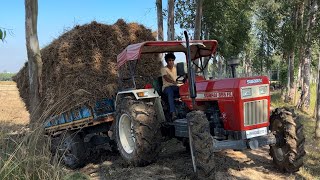 Swaraj 855 fe 4 x 4 full load in trolley performance 🥵