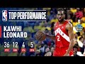 Kawhi Leonard Drops A Finals Career-High 36 Points In Game 4 | 2019 NBA Finals