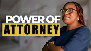 Signed a power of attorney  Watch this first