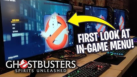 Ghostbusters: Spirits Unleashed receives public playtest at Gamescom, first look at the main menu