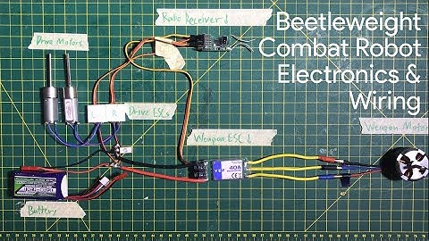 Tekkadan Progress 2 - Beetleweight Bot Wiring