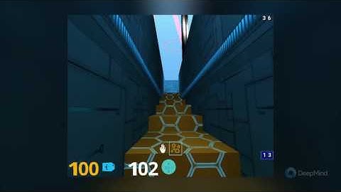 DeepMind Lab - Stairway to Melon Level