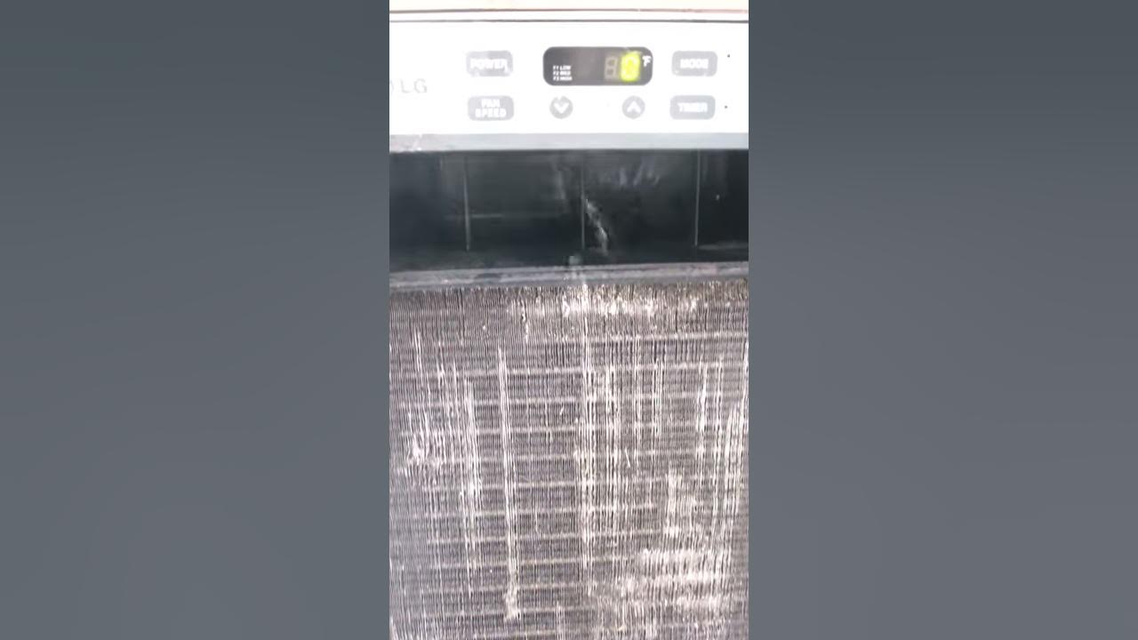 LG Window Air Conditioner Spitting Water & Scraping Sound HELP! YouTube
