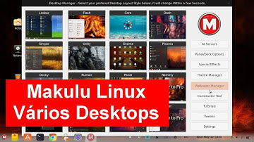 Makulu Linux Distro com vários Ambientes. Codecs Multimídia e Drivers de dispositivos