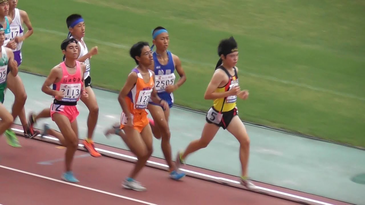 全中陸上19大阪 男子3000ｍ予選3組 松田拓也選手が8 45 61で1着 Youtube