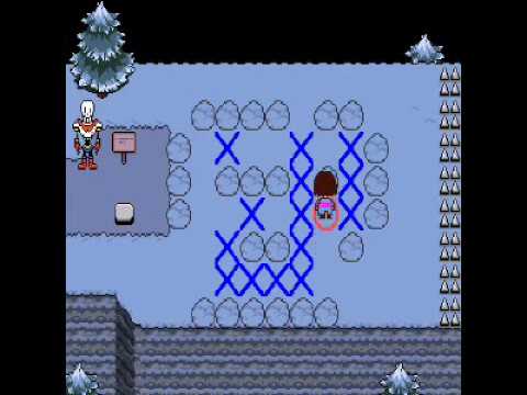 Undertale Solucion De Puzzle Rostro De Papyrus Youtube