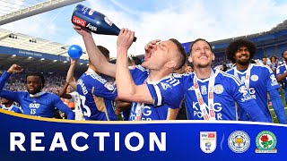 "In Football It's Tough To Win Things" 🏆 | Jamie Vardy After Lifting Championship Trophy