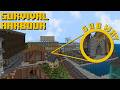 Creating a massive City Harbour in Survival Minecraft