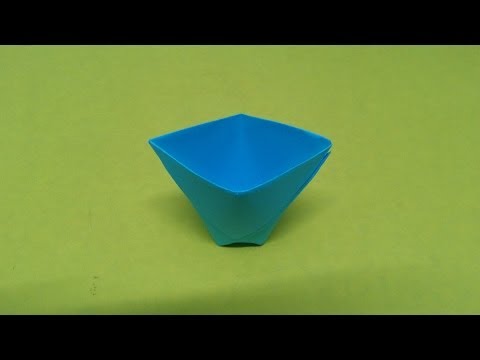 How To Make A Paper Cup Or Origami Cup Youtube