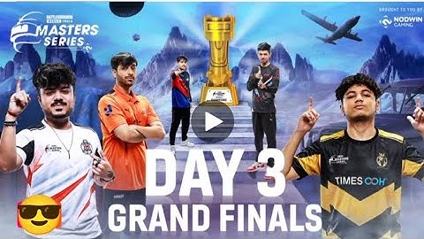 BGMS Points Table | Grand Finals Day 3 | Nodwin Gaming Masters Series | Overall Standings | BGIS