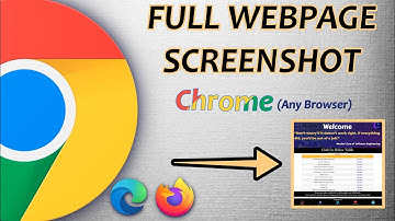 How to take Full Webpage Screenshot In Google Chrome without Extension |Firefox | Edge #alleshivasai