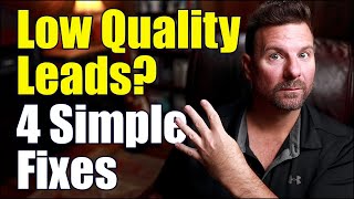 Low Quality Leads? 4 Simple Fixes to Attract High Quality Leads and Customers
4 Simple Fixes to Eliminate Low Quality Prospects and Attract High Quality Leads and Customers
Take Your $1 Trial of our Streaming Service for Small Business Owners Here: https://roiflix.com/Launch
For any small business owner, sales professional or entrepreneur who wants to weed out the tire kickers and junk prospects from the highest quality leads most likely to buy your products and services, these 4 Tips will help fix the problem.
if you enjoy this video, be sure to like and subscribe ....
And be sure to Connect with Me on Facebook - https://www.facebook.com/tysonzahnerpage
https://www.youtube.com/watch?v=gCaMYplRODw Low Quality Leads? 4 Simple Fixes to Attract High Quality Leads and Customers