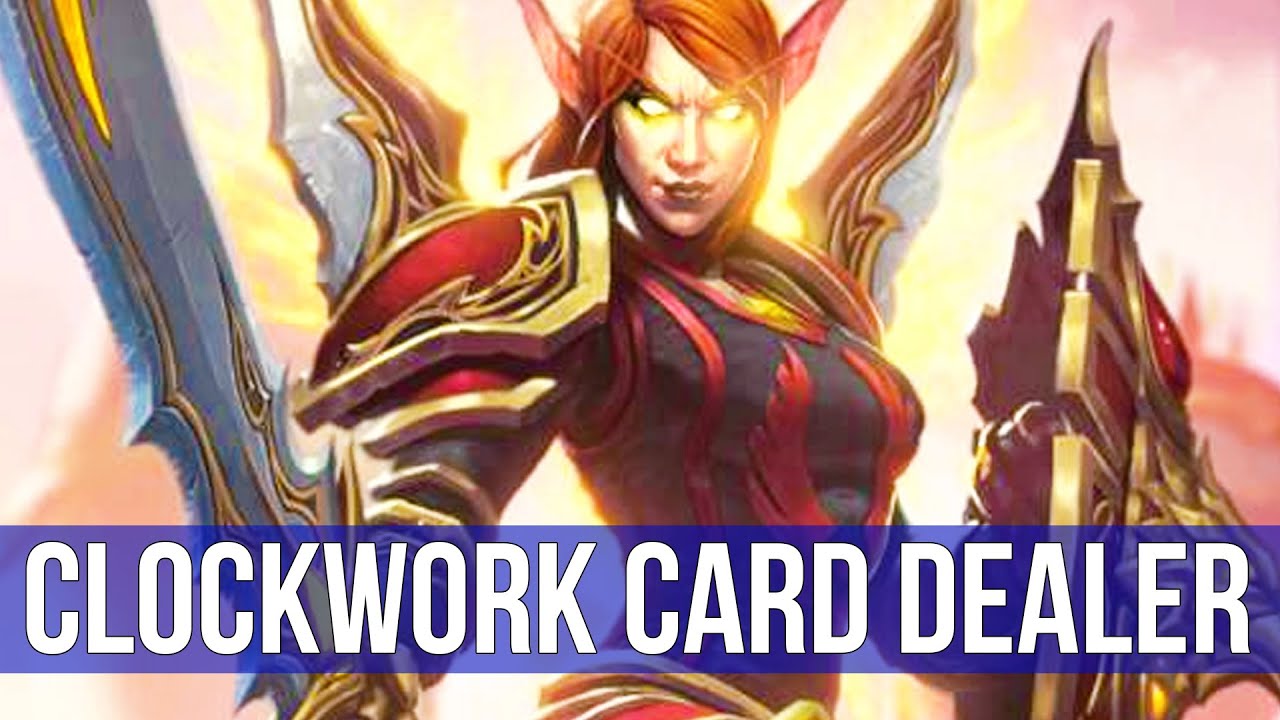 Hearthstone Tavern Brawl: Clockwork Card Dealer! gaming logo