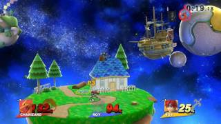 roy's our boy-ultimate shield pushback-SSB4 1.1.6 (0:25)