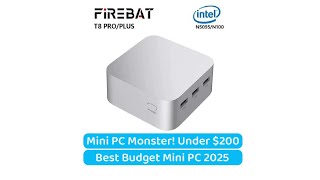 Firebat T8pro Plus Mini Pc Intel Celeron N5095 N100 Desktop Gaming Computer 16gb 256512gb Ddr4 Ddr5