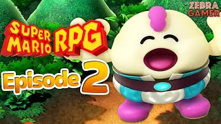 Super Mario RPG Gameplay Walkthrough Part 2 - Mallow! Bandit's Way! Croco Boss Fight!