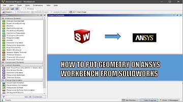 3. Geometry section of mini heat sink in ANSYS Workbench || How to put solidworks geometry on ANSYS.