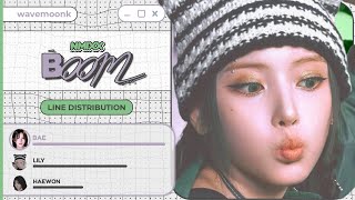 NMIXX 엔믹스 &#39;BOOM&#39; (Line Distribution)