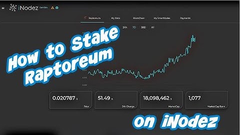 How to Stake Raptoreum on iNodez