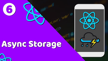 #6 React Native Async Storage | Weather app | React Native tutorial