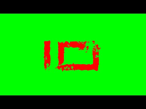 10 Second Timer Red Horor Cinematic (Beep) Green Screen