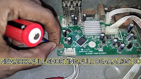 ali3510c red light problem new fault, how to remove full shorting receiver,, 1.8volt short circuit