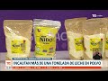 Incautan más de una tonelada de leche en polvo falsificada