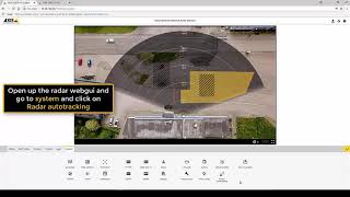 Edge-to-edge PTZ Tracking from an Axis Security Radar