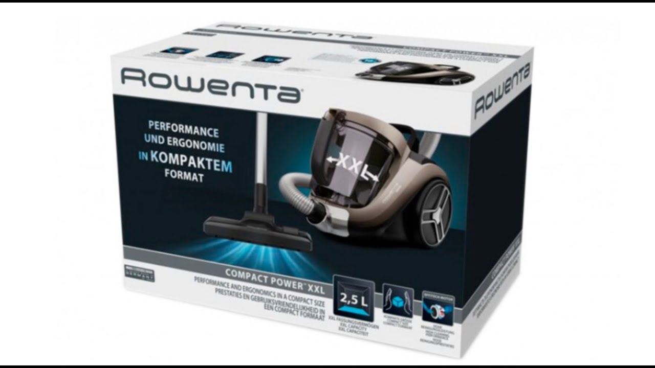 Обзор пылесоса ROWENTA Compact Power XXL из Rozetka - YouTube