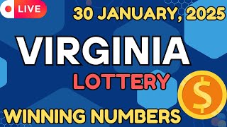 Virginia Day Lottery Results For - 30 Jan, 2025 - Pick 3 - Pick 4 - Pick 5 - Powerball - Cash4Life