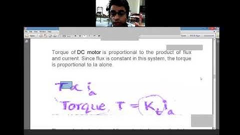 EE 305 Armature controlled DC Servo Motor