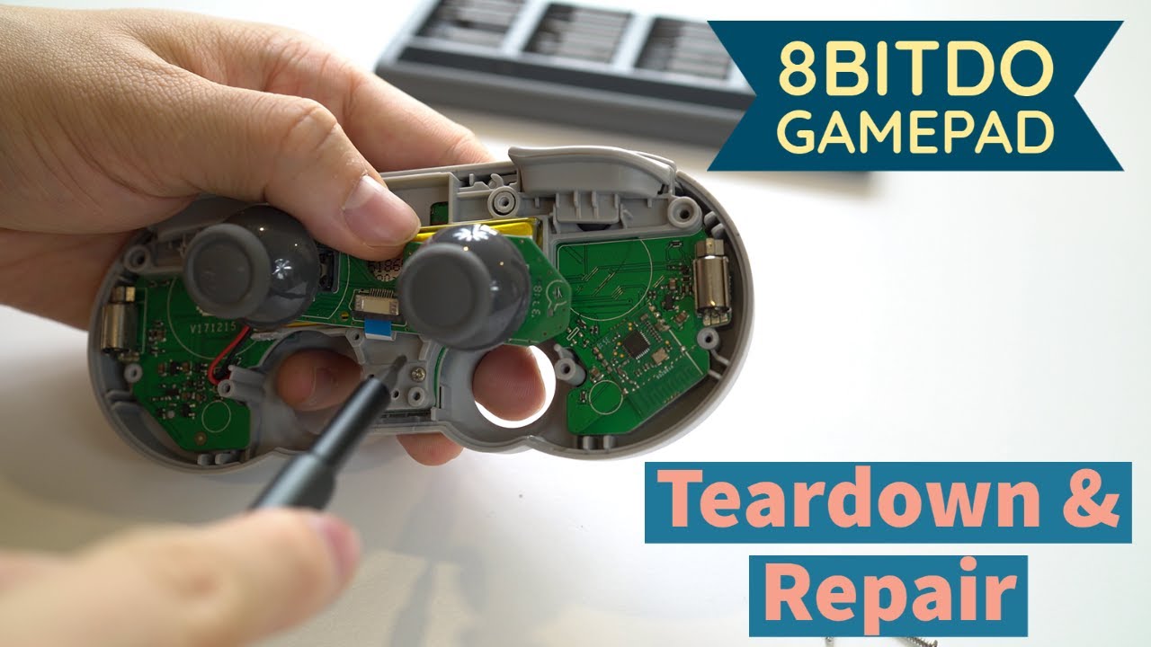 Teardown And Repair 8bitdo Sf30 Pro Gamepad Youtube