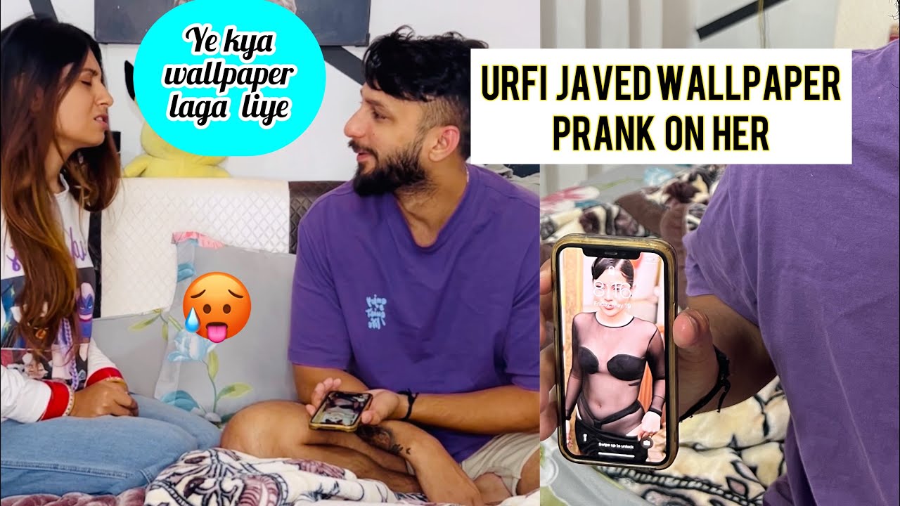 URFI JAVED WALLPAPER PRANK ON HER 