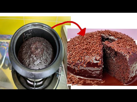 Kek Coklat Moist - Bakar Atas Dapur Gas- No Oven Moist Chocolate Cake