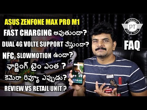 Asus Zenfone Max Pro M1 FAQ Fastcharging Face Unlock NFC Slowmotion etc